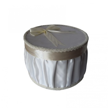 Cutie trusou botez, cufar pentru trusou botez, pentru fetite/baieti, crem Cutie trusou botez, cufar pentru trusou botez, pentru fetite/baieti, crem