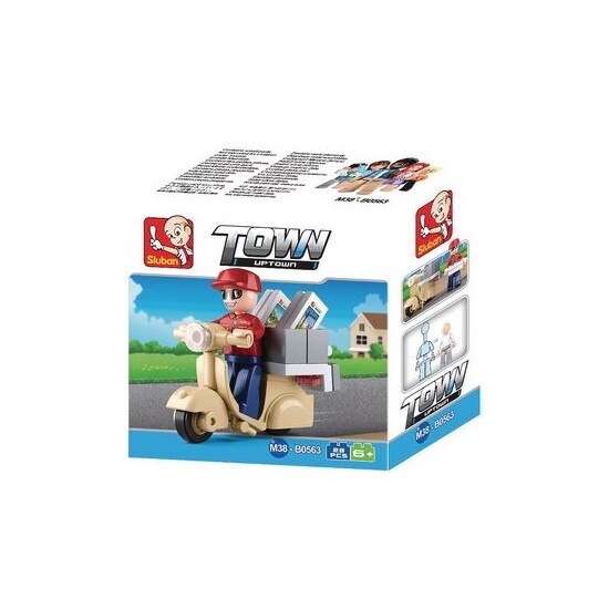 Blocuri de constructii seria oras, curierul, Sluban