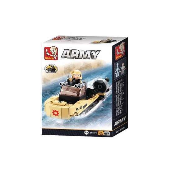 Blocuri de constructie barca de asalt, Sluban