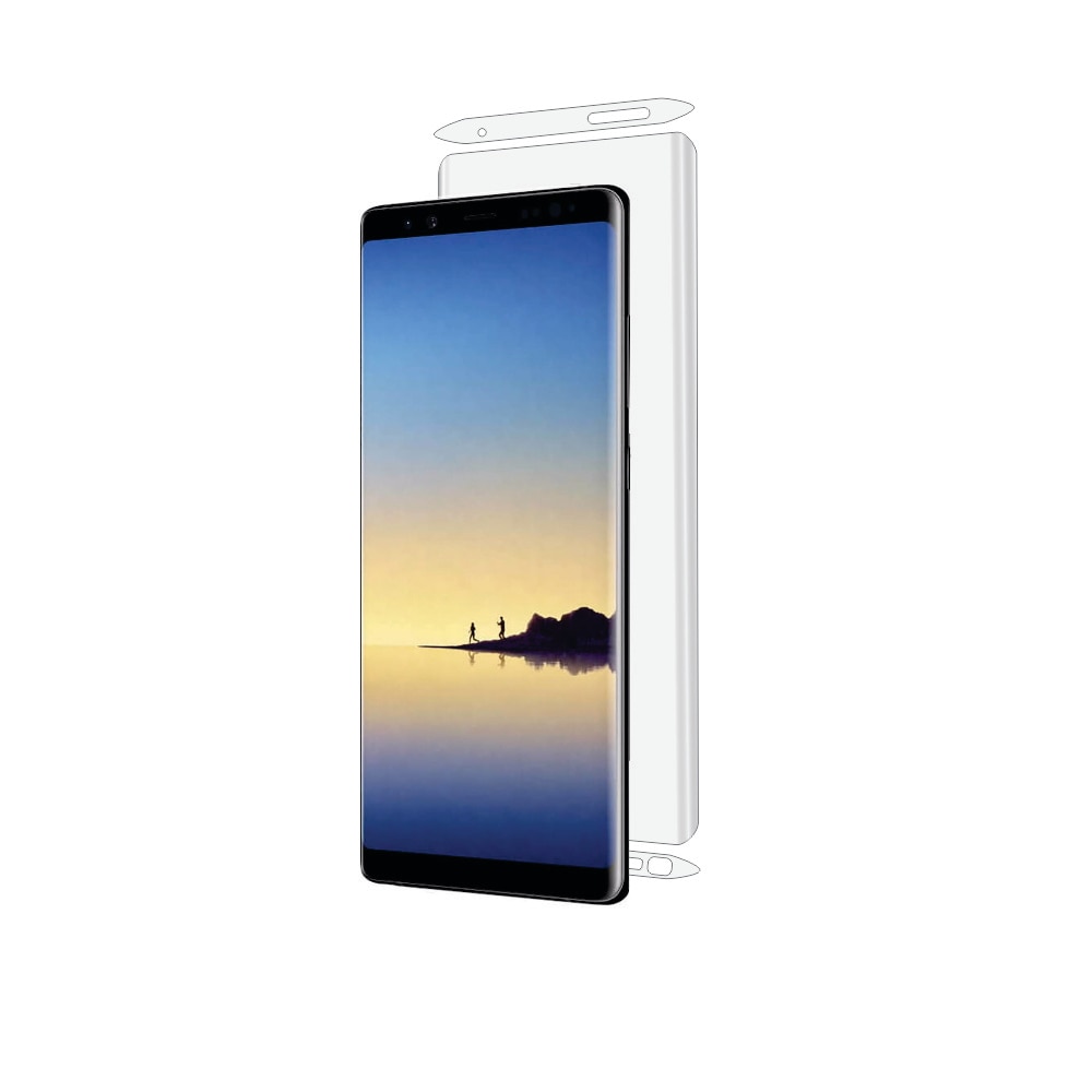 Folie Smart Protection Samsung Galaxy Note 8 spate si laterale,protectie completa spate si laterale+Smart Spray®,Smart Squeegee®,microfibra si instructiuni instalare incluse