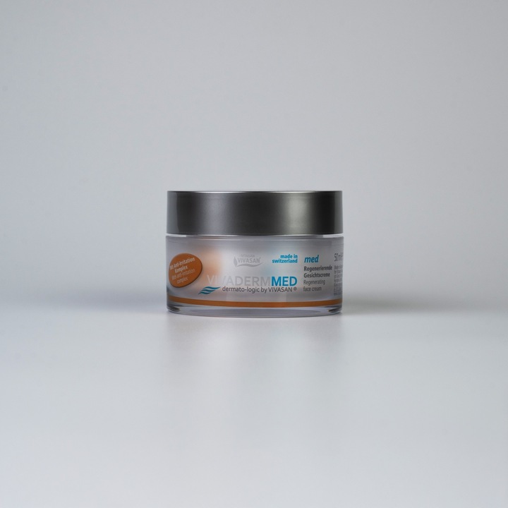 Crema de fata hipoalergenica pentru ten sensibil, Vivasan, Linia Vivaderm Med, 50 ml