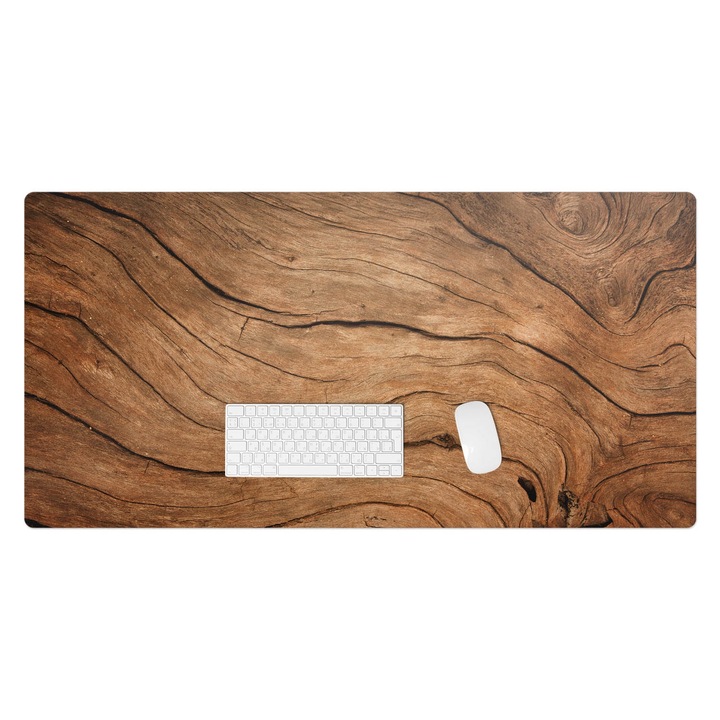 Mapa birou, Wallfluent, Granulatie de lemn, Maro, 120x60 cm, 010250300030100027322