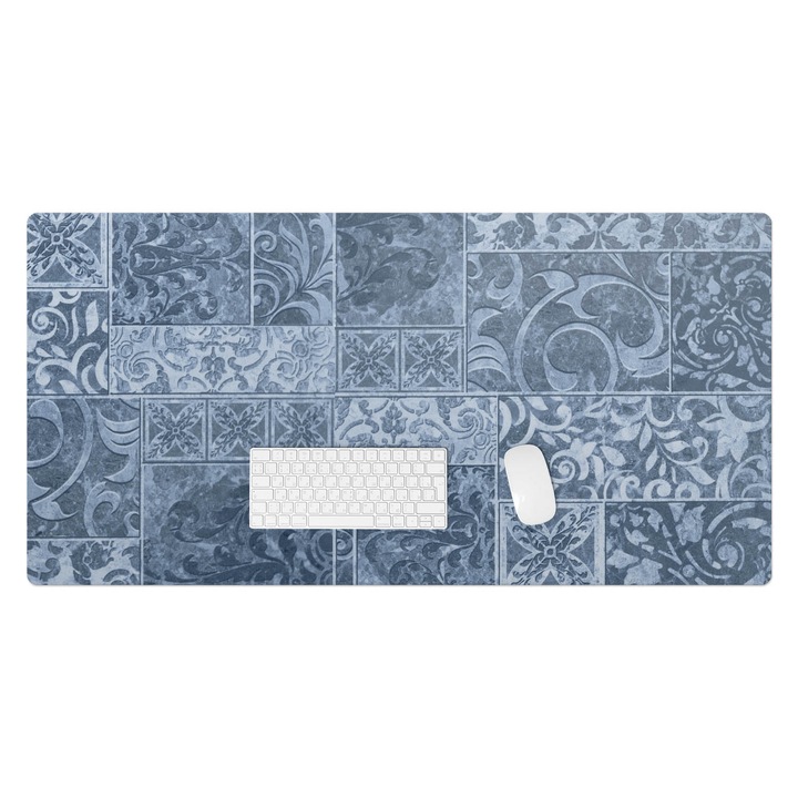 Protectie birou, Wallfluent, Placi ornamentale, Albastru, 120x60 cm, 010250300030100020295