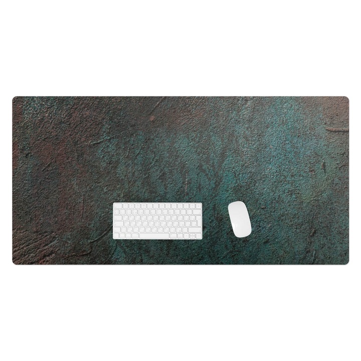 Protectie birou, Wallfluent, Titlu: Textura de muschi, Verde, 120x60 cm, 010250300030100019886