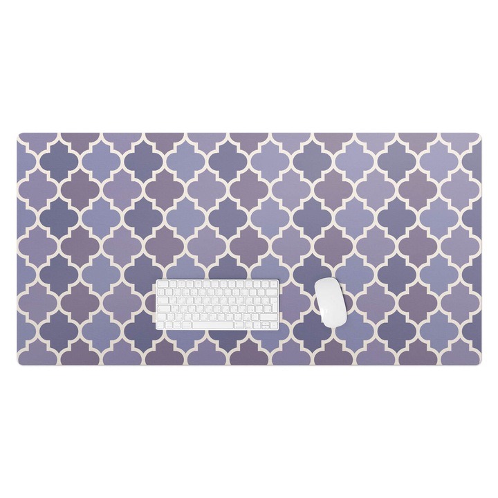 Mapa birou, Wallfluent, trifoi marocan, Violet, 120x60 cm, 010250300030100033474