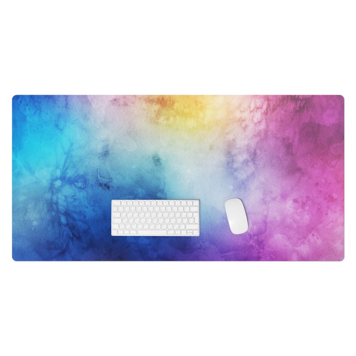 Mapa protectie birou, Wallfluent, Umbre acuarela, Multicolor, 120x60 cm, 010250300030100075109