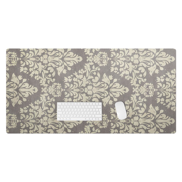 Mapa de birou, Wallfluent, Model clasic de plante, Gri, 120x60 cm, 010250300030100281956