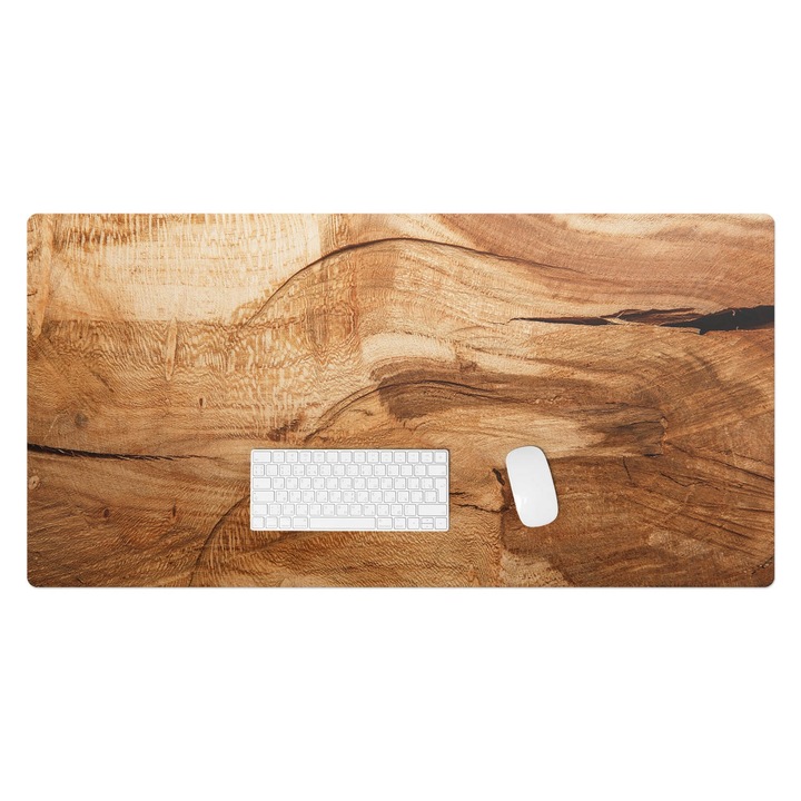 Mapa birou, Wallfluent, Granulatie de lemn, Maro, 120x60 cm, 010250300030100088782