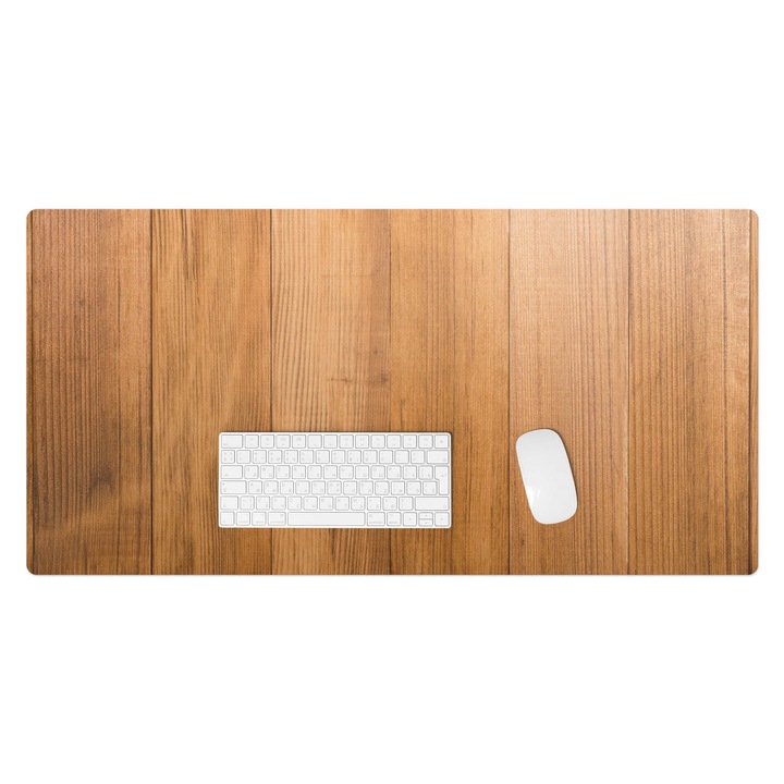 Mapa de birou, Wallfluent, Fond de placi de lemn, Maro, 100x50 cm, 010250300020100088497