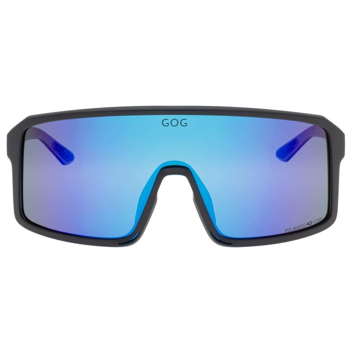 Ochelari sportivi GOG RAGNAROK polari, negru, dimensiuni 13.5x5.7cm, set cu etui si servetel