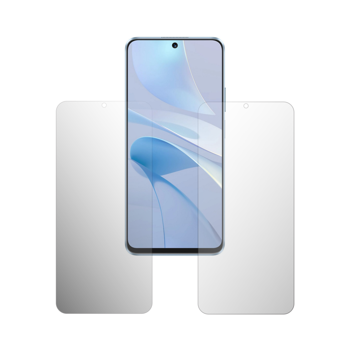 Set 2X Folie Protectie Ecran Folie24, pentru Huawei nova 13i, 1X Ultra-Clear + 1X Mata, Acoperire Case-Friendly ( Compatibile cu Carcasa ), Adezive, Flexibile cu Auto Regenerare