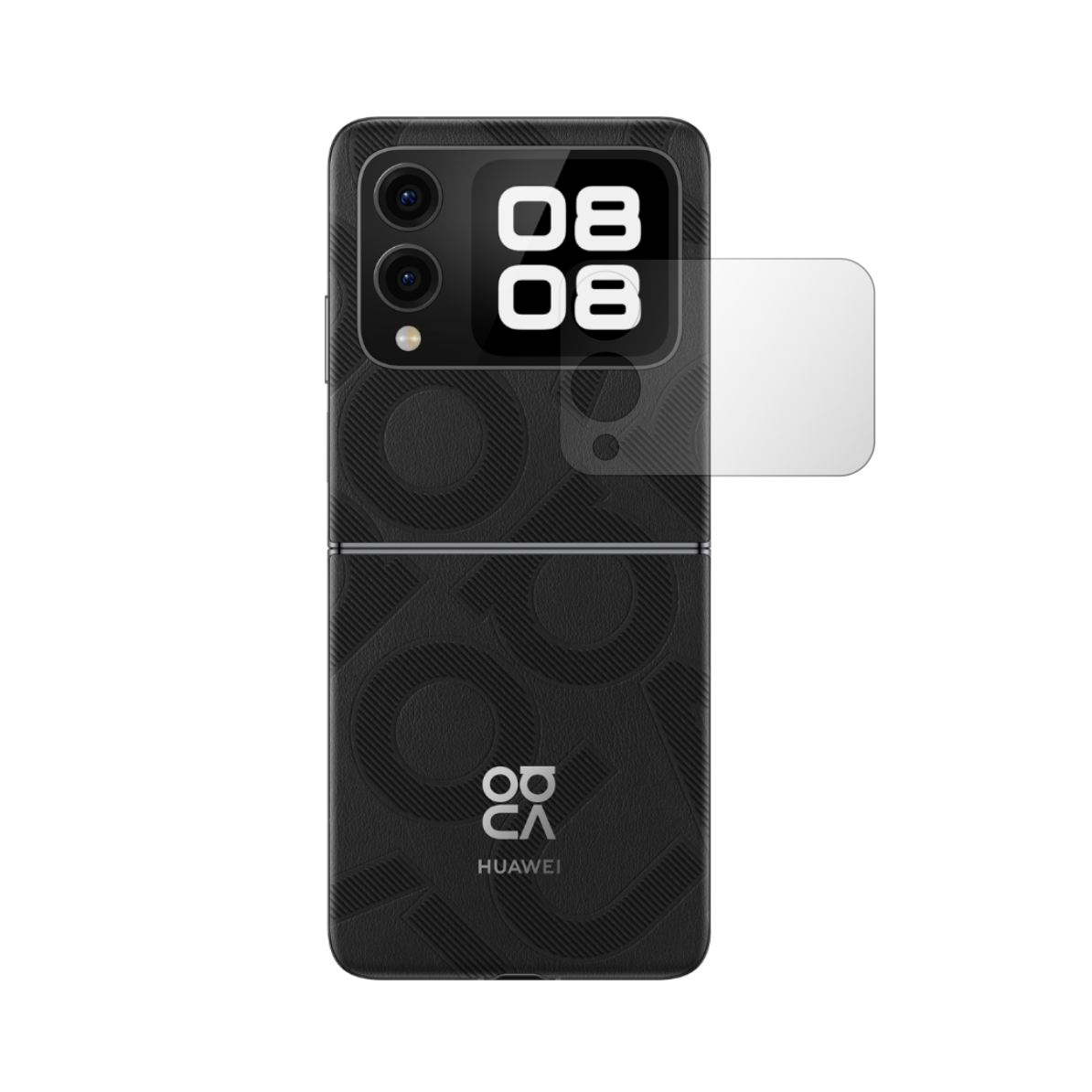 Folie Protectie Externa Ecran Folie24, pentru Huawei Nova Flip, 1X Ultra-Clear cu Acoperire Case-Friendly ( Compatibile cu Carcasa ), Adeziva, Flexibila cu Auto Regenerare