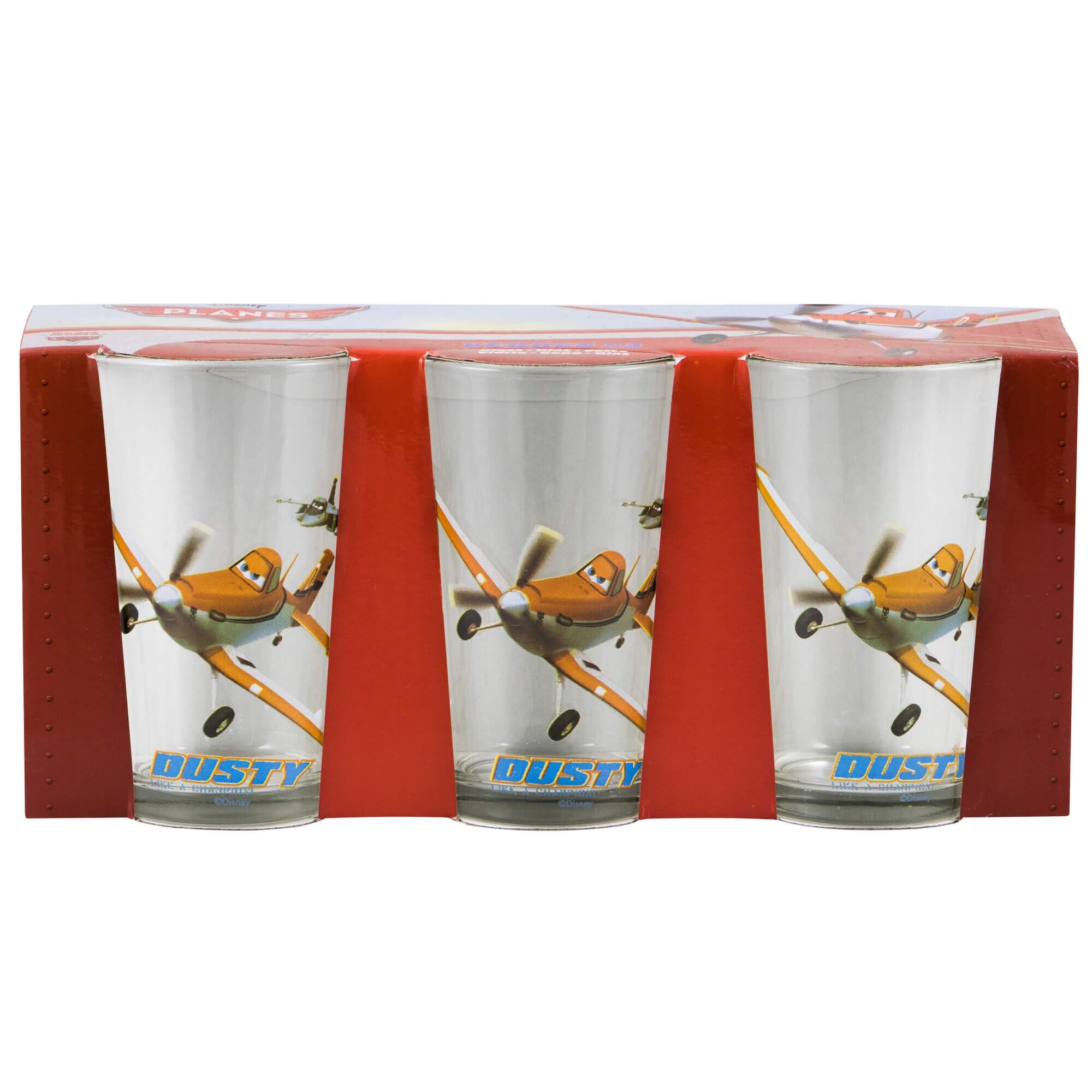Set 3 pahare Planes Dusty pentru copii, 240 ml