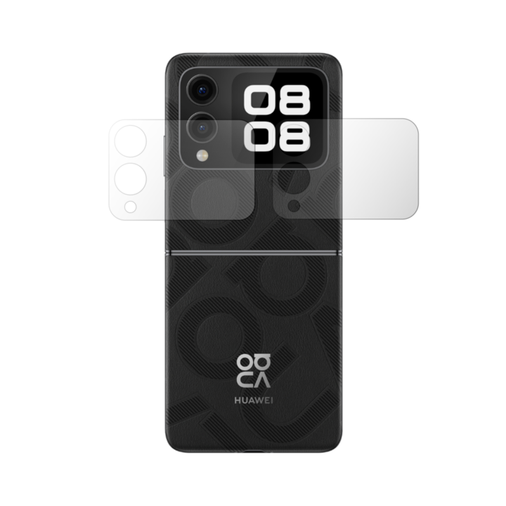 2X külső képernyővédő fólia Folie24 készlet, Huawei Nova Fliphez, 1X Ultra-Clear + 1X matt, teljes kijelzőfedés, ragasztó, rugalmas, önregenerálódással