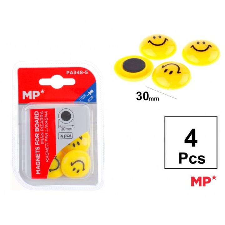 4 db-os Smiley mágneskészlet 30 mm PA348-5