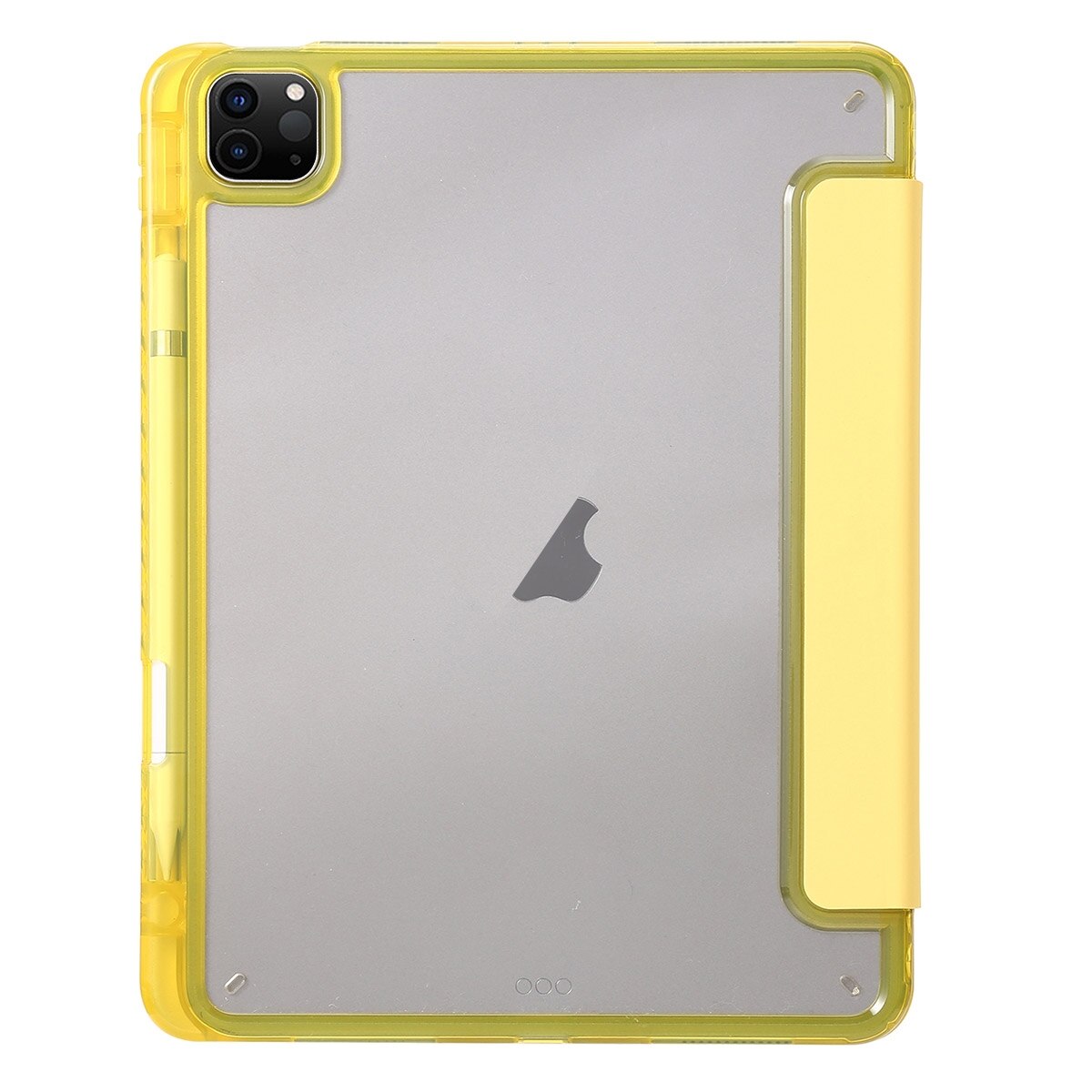 Husa tableta compatibila cu iPad Pro 11 2024, Piele, Transparenta, Galben
