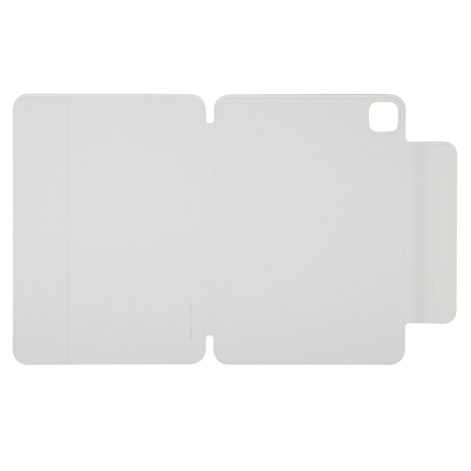 Husa tableta compatibila cu iPad Pro 11 2024, Magnetic Closure, Double-sided Clip, Gri deschis