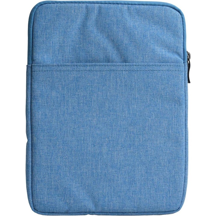 Husa universala tableta 7.5-10inch tip mapa, Impermeabila cu interior din microfibra, Sigloo, Blue Jans