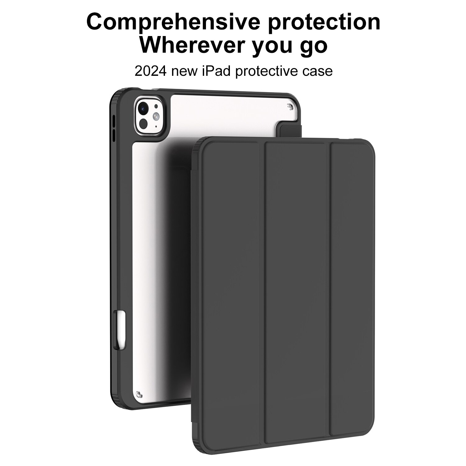Husa tableta compatibila cu iPad Air 13, Smart, Roz