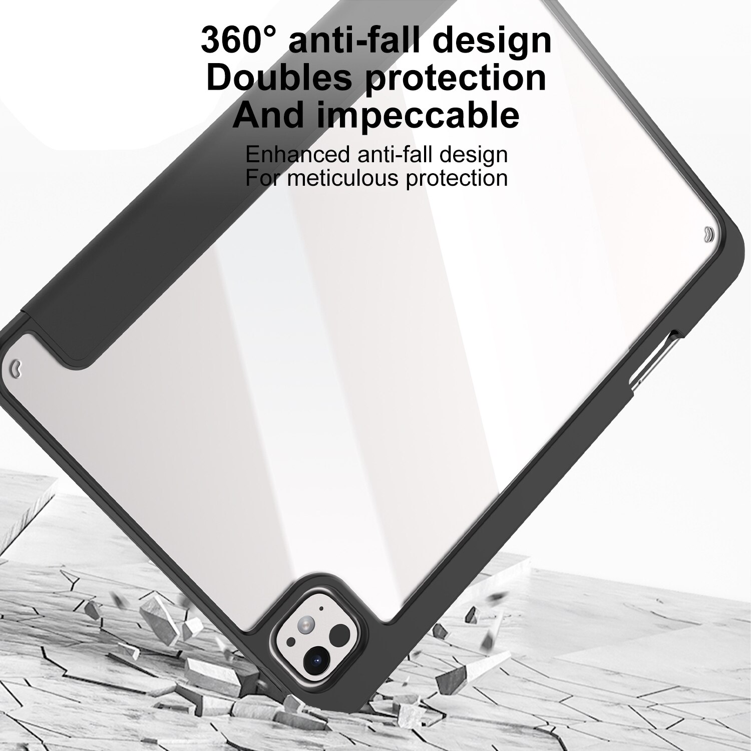 Husa tableta compatibila cu iPad Air 13, Smart, Roz