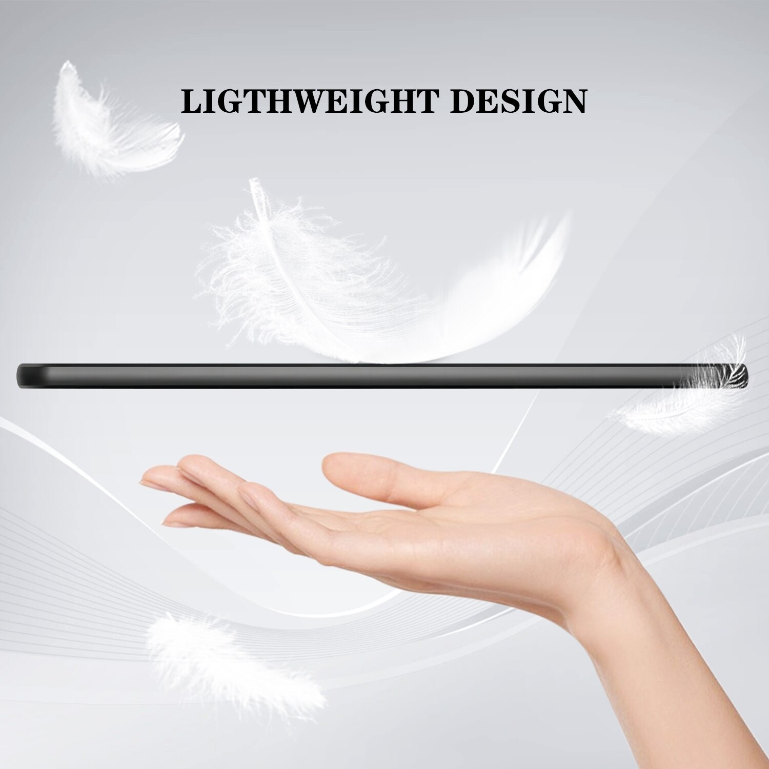 Husa tableta compatibila cu iPad Pro 11 2024, Smart, Model Color Painting Pattern, Albastru