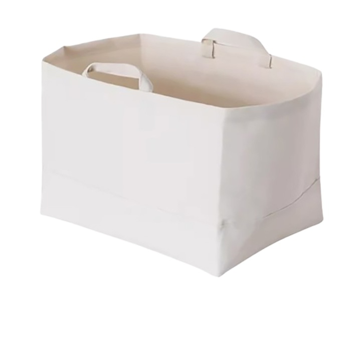 Cos de depozitare din panza, mare, 37x26x26cm, pentru haine si jucarii