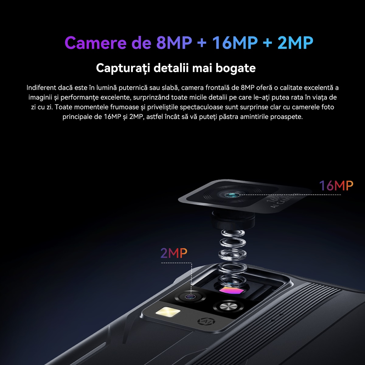 Telefon mobil Blackview Bv4800 Pro, 4G, 12GB Ram(4GB + 8GB extensibili 2To), 128GB, Dual SIM, 4 nuclee, 6.56'' HD+, Android 14, 5180mAh, Amprenta digitala/fata/NFC, Portocaliu