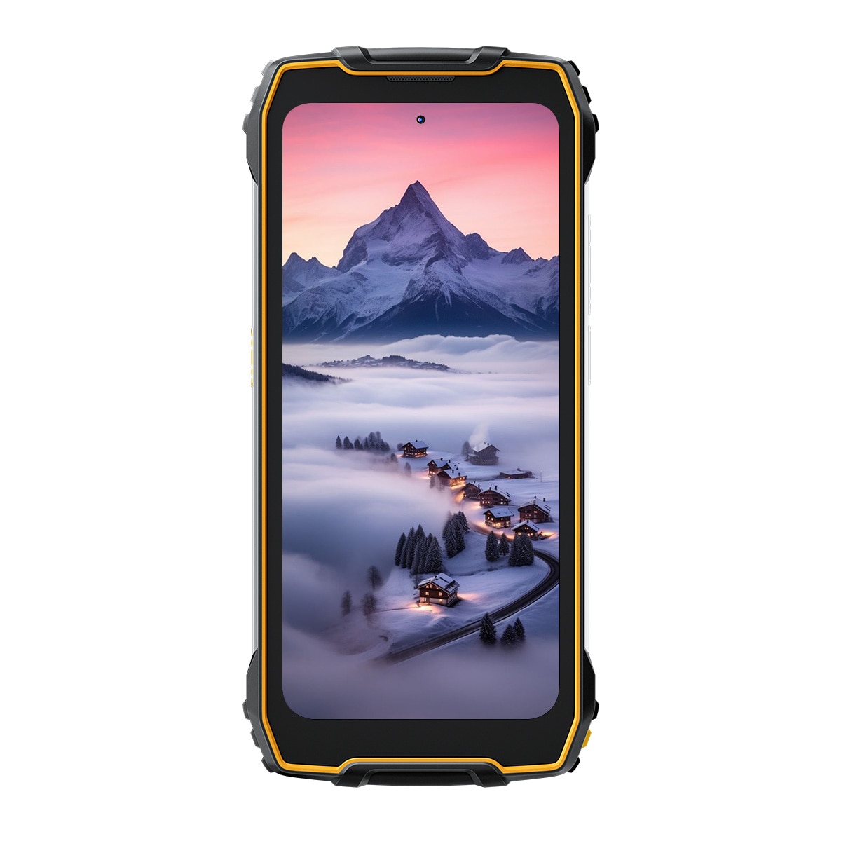 Telefon mobil Blackview BV7300, 4G, 18GB Ram(6GB + 12GB extensibili), 256GB,8 nuclee, 6.67'' HD+, Android 14, 15000mAh, Rezistent/anti-picatura/impermeabil, Deblocare amprenta/Fata ID/NFC, Portocaliu