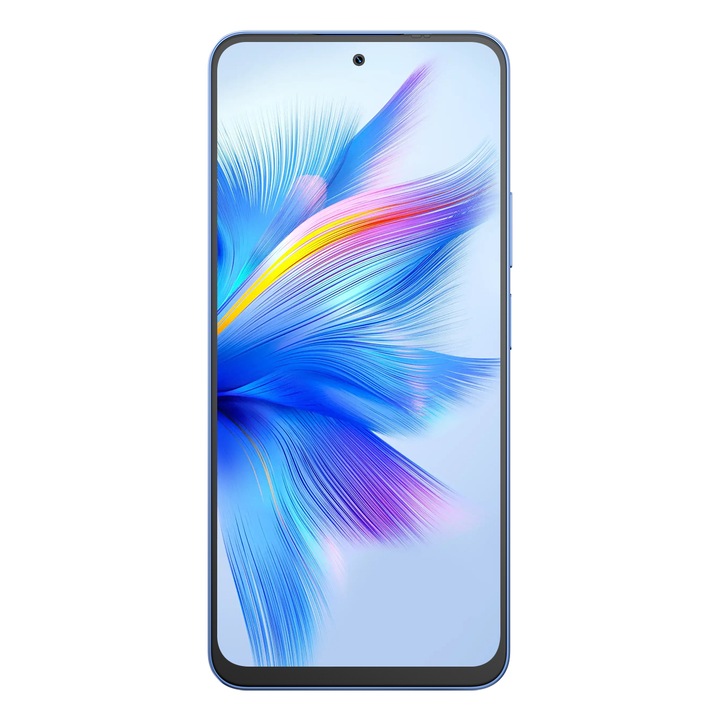 Мобилен телефон Blackview Shark 9, 5G, 24GB Ram (8GB + 16GB разширяема), 256GB, 8 ядра, 6,67'' HD+, Android 14, 5000w задна камера, 5000mAh, отключване с пръстов отпечатък/Face ID, син