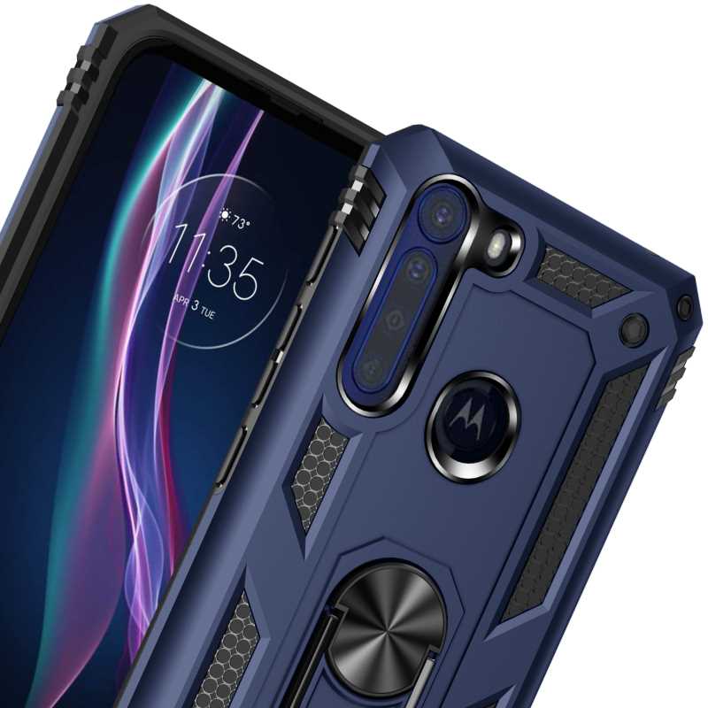 Zhangli Custodie per telefono per Motorola Moto One Fusion Plus Full Glue Schermo intero Vetro Temperato Film Casi Del Telefono