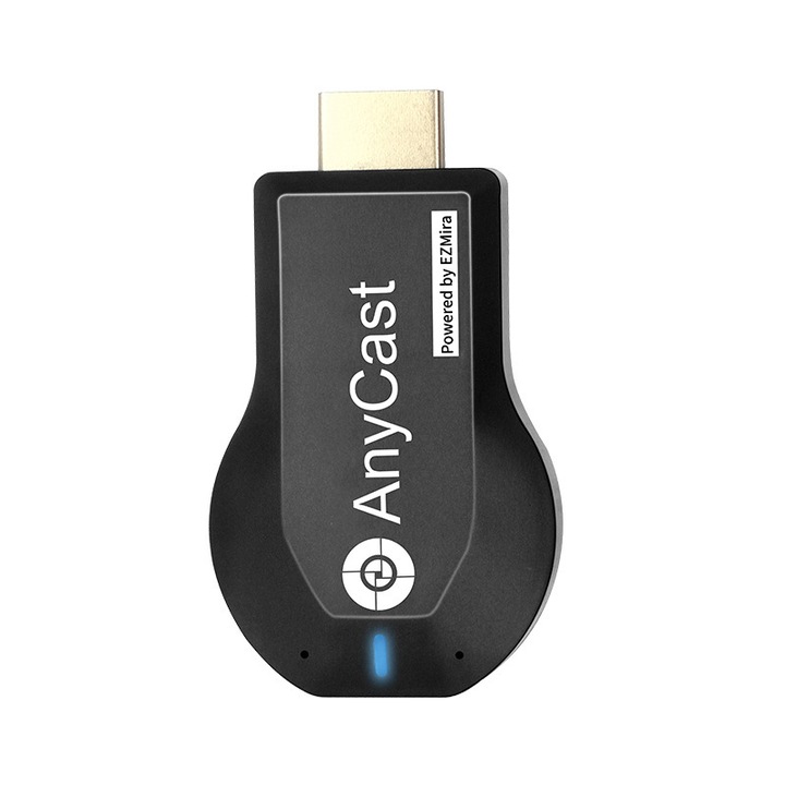 Anycast Dongle TV okosító WIFI-s médialejátszó, Airplay mód, Android, 1080p felbontás, fekete