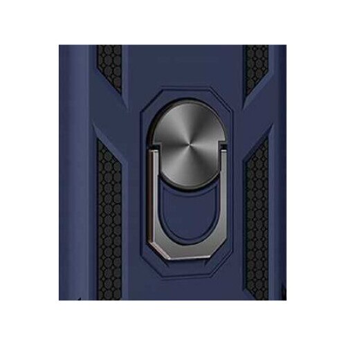 Husa blindata pentru Samsung Galaxy S10+, Spacecase Ring NX durabila, protectie multifunctionala pentru telefon, suport pentru degete, magnet incorporat pentru suport auto, suport, suport, inel albastru