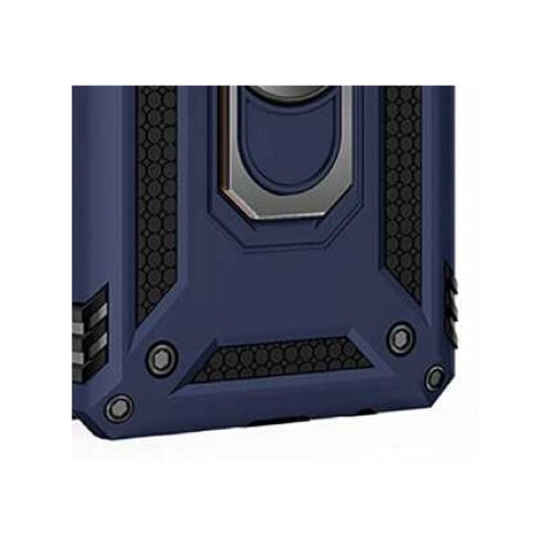 Husa blindata pentru Samsung Galaxy S10+, Spacecase Ring NX durabila, protectie multifunctionala pentru telefon, suport pentru degete, magnet incorporat pentru suport auto, suport, suport, inel albastru