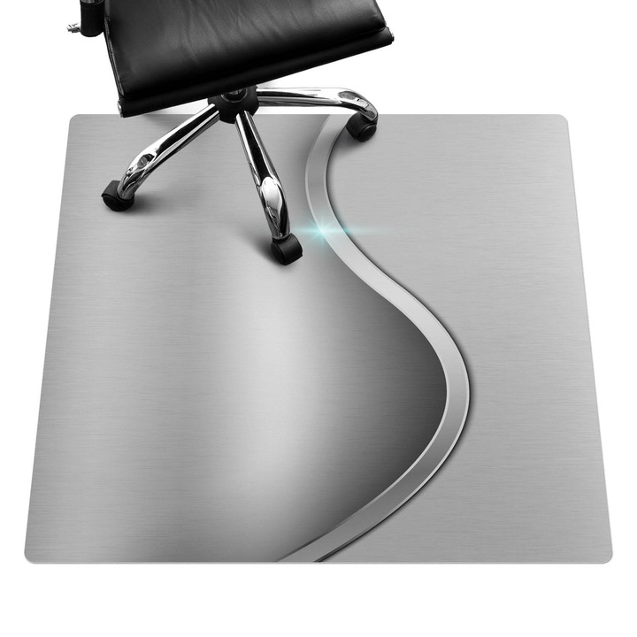 Székalátét, Wallfluent, Fémes hullám, Szürke, 100x100 cm, 010250310050100009123