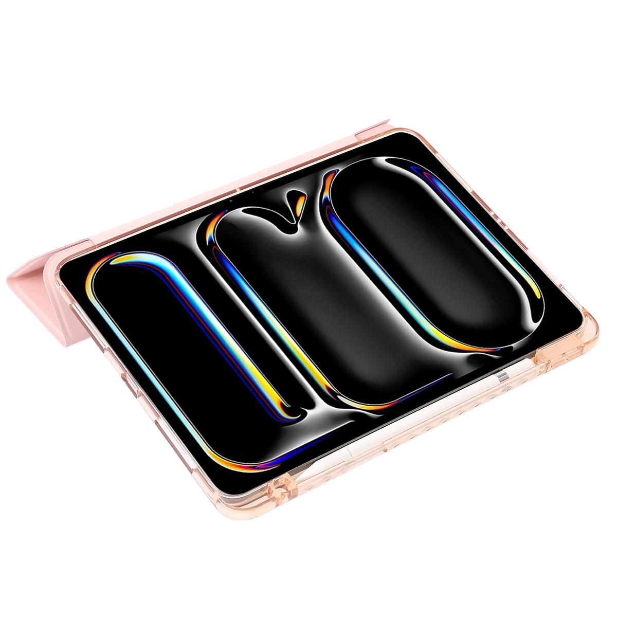 Husa tableta compatibila cu iPad Pro 11 2024, Piele, Transparenta, Galben