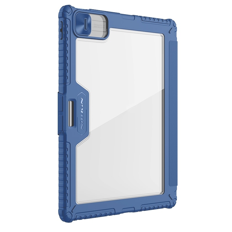Husa tableta compatibila cu iPad Air 13 2024, Multifunctionala, Albastru