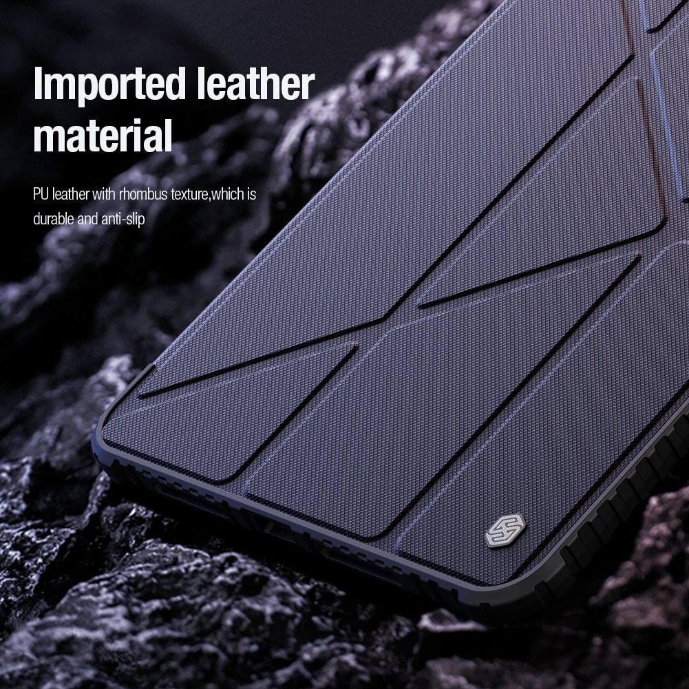 Husa tableta compatibila cu iPad Air 13 2024, Multifunctionala, Albastru