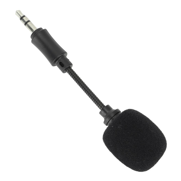 Мини микрофон за телефон, Zeaicos, ABS, 3.5мм, 20Hz-20kHz, 70dB