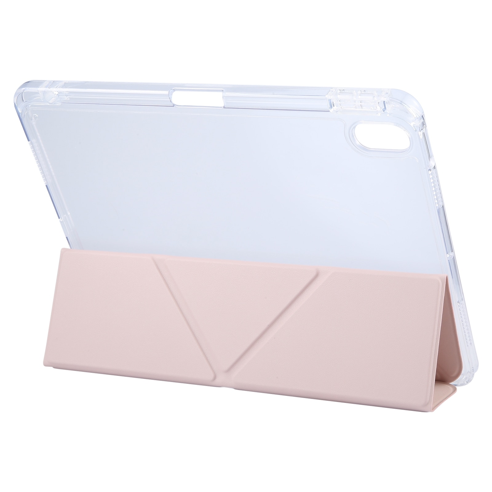 Husa tableta compatibila cu iPad Air 13 / Pro 129, Piele GEBEI, Roz