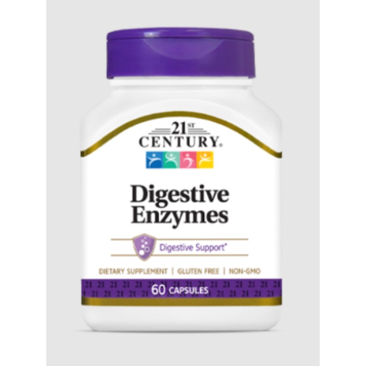 Enzime digestive, 21st Century - 60 caps