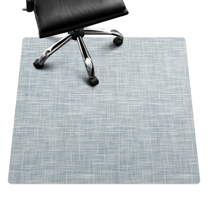 Covoras pentru protectie pardosea, Wallfluent, Trecerea liniilor, Gri, 100x100 cm, 010250310050100033452