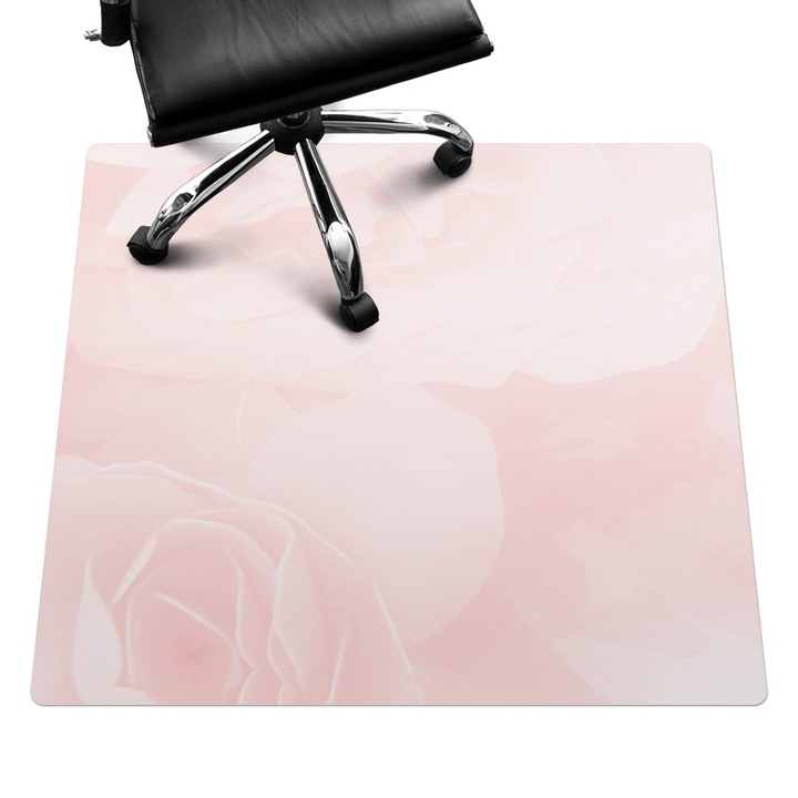 Székalátét, Wallfluent, Finom rózsák, Rózsaszín, 100x100 cm, 010250310050100088748