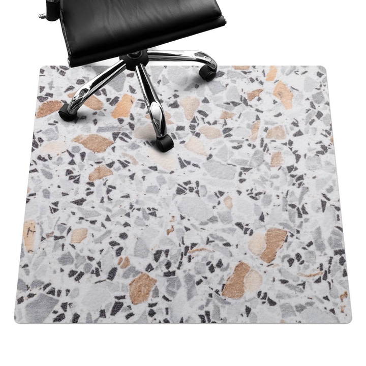 Székalátét, Wallfluent, Kő mozaik, Szürke, 100x100 cm, 010250310050100282837