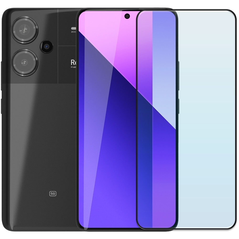 Folie din sticla securizata pentru Xiaomi Redmi Note 13 Pro Plus 5G, HAMSTERBOX Glass Shield, Protectie completa ecran, Full face, Aplicare rapida, Case Friendly, Transparenta