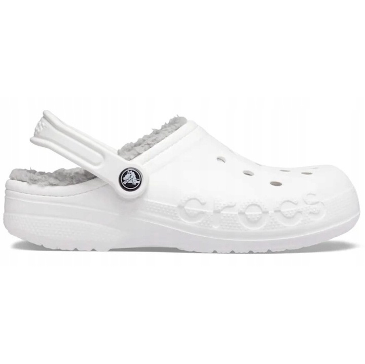 Saboti izolati Barbati, Crocs, Baya Lined 205969 Clog, Alb, Alb