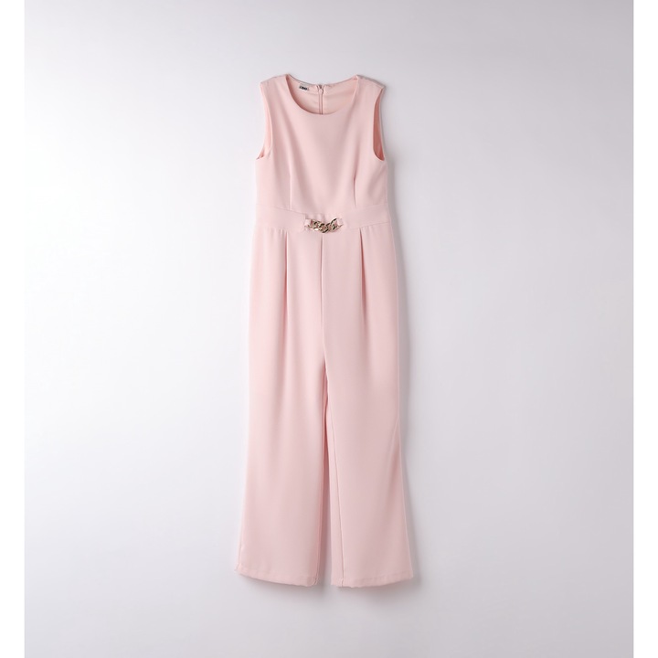 I Do, Elegáns jumpsuit dekoratív övvel, rózsaszín, Rózsaszín