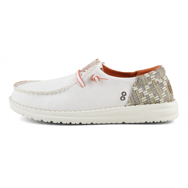 Дамски мокасини, HeyDude, Wendy 40736 Funk Jacquard, 68679, Бежов