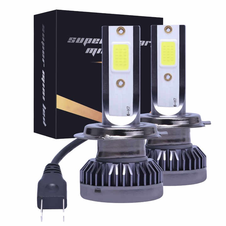 H7 autós izzókészlet, ködben közeli és távoli közlekedéshez, teljesítmény 36W, színhőmérséklet 3000lm, ezüst, 2db