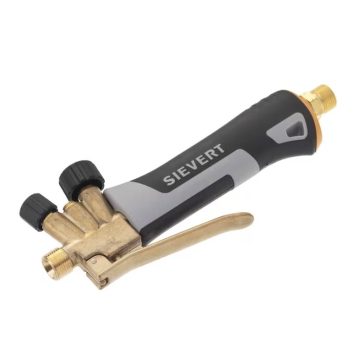 Arzator fiabil si eficient Sievert Pro 88, 205x90mm, 385g, dublu jet, conexiune BSP 3/8" LH