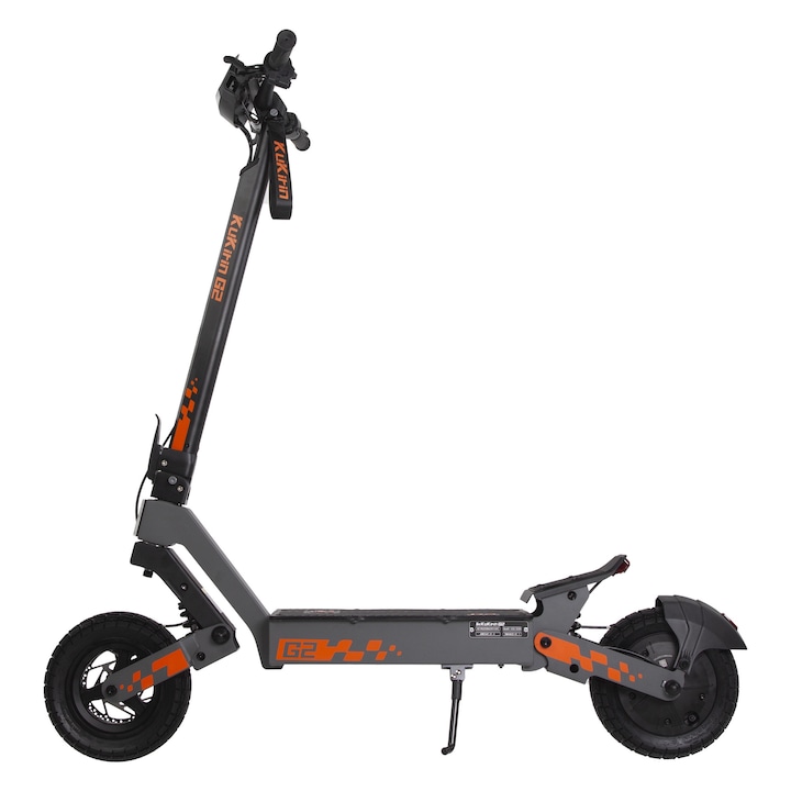 Trotineta electrica pliabila Kukirin G2 (2025) 800W Motor, Baterie 48V 15.6Ah, Viteza maxima 55km/h, Autonomie 55km, Negru